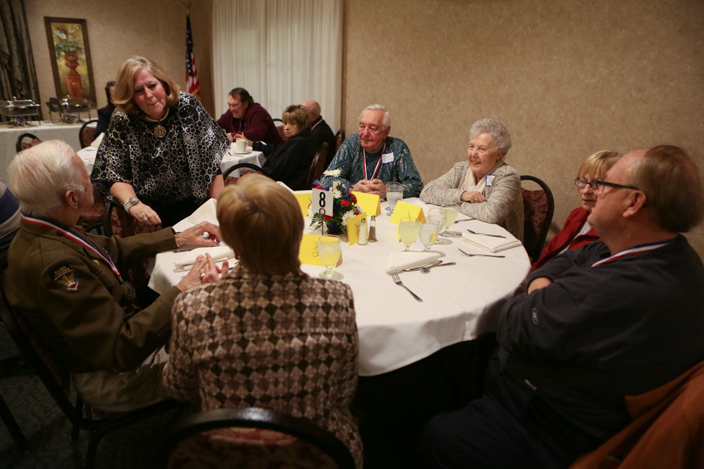 Annual Veterans Day dinner in the Geisen Reception Centre
